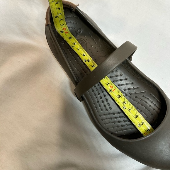 CROCS at work- Brown Mary Jane Sandals- size 5 - Picture 9 of 10